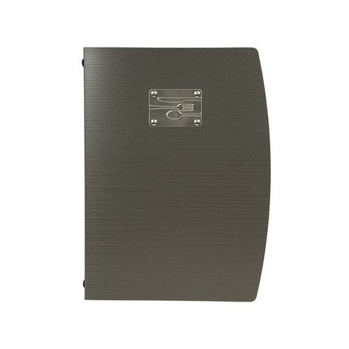 Securit Protege Menu RIO | Noir Style Couverts | 4x A4 Pages Seuls Securit Protege Menu RIO | Noir Style Couverts | 4x A4 Pages Seuls