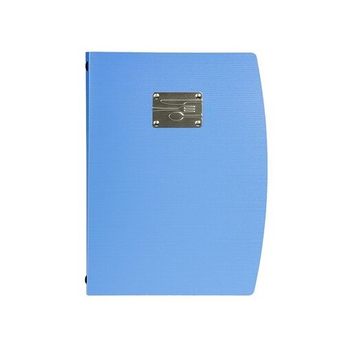 Securit Protege Menu RIO | Bleu Style Couverts | 4x A4 Pages Seuls Securit Protege Menu RIO | Bleu Style Couverts | 4x A4 Pages Seuls