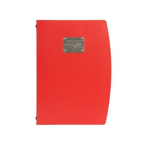 Securit Protege Menu RIO | Rouge Style Couverts | 4x A4 Pages Seuls Securit Protege Menu RIO | Rouge Style Couverts | 4x A4 Pages Seuls