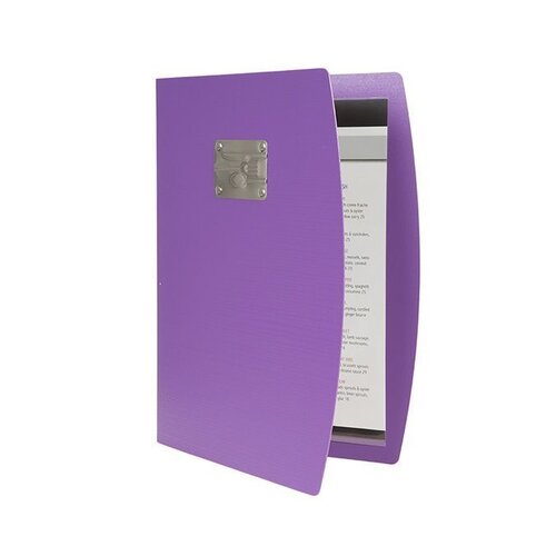 Securit Protege Menu RIO | Violet Style Couverts | 4x A4 Pages Seuls