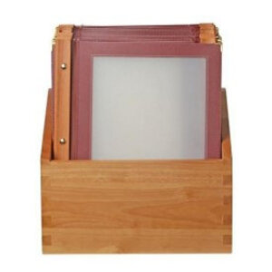 Securit Boite avec 10 Protege Menus | Woody | Format A4 Securit Boite avec 10 Protege Menus | Woody | Format A4