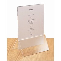 Support à Menu Plexiglass | Format A5 | 20x80x80mm