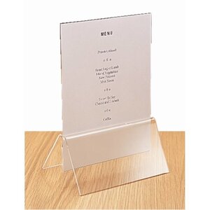 CHRselect Support à Menu Plexiglass | Format A5 | 20x80x80mm