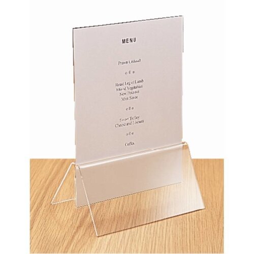 CHRselect Support à Menu Plexiglass | Format A5 | 20x80x80mm