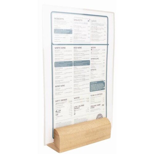 CHRselect Support à Menu | Bois Naturel | T&G Woodware