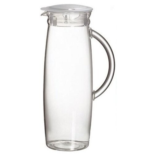 CHRselect Cruche Polycarbonate | 1300ml | Couvercle Transparent | Hauteur 26cm