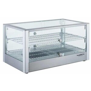 Combisteel Vitrine d'Affichage Chaud | 2 Grilles | 1kW | 700x400x376(h)mm