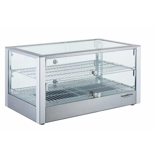 Combisteel Vitrine d'Affichage Chaud | 2 Grilles | 1kW | 700x400x376(h)mm