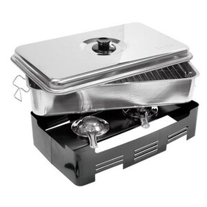 CHRselect Fumoir INOX | 2 Grilles | 45x27x20(h)mm CHRselect Fumoir INOX | 2 Grilles | 45x27x20(h)mm