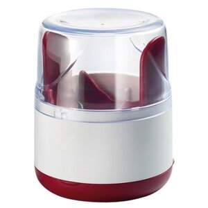 CHRselect Coupe-Fruits Plastique | 6 Portions Identiques | Ø110x130(h)mm