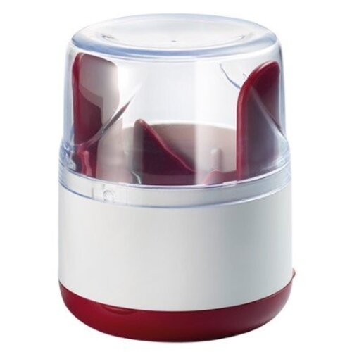 CHRselect Coupe-Fruits Plastique | 6 Portions Identiques | Ø110x130(h)mm