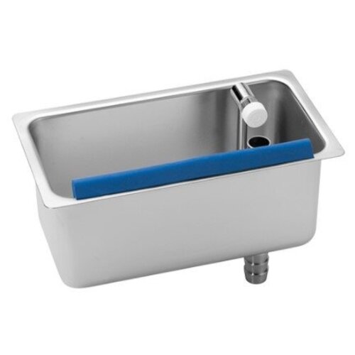 CHRselect Cuvette à Rincer INOX | Pour Encastrer | 220x120x90(h)mm | avec Branchement d'Eau!