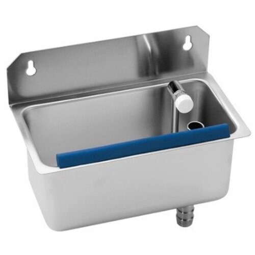 CHRselect Cuvette à Rincer INOX | Modèle Murale | 220x120x90(h)mm | avec Branchement d'Eau!