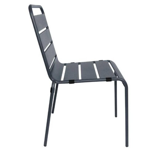 CHRselect Chaises à Lattes en Acier | Empilable | Lot de 12