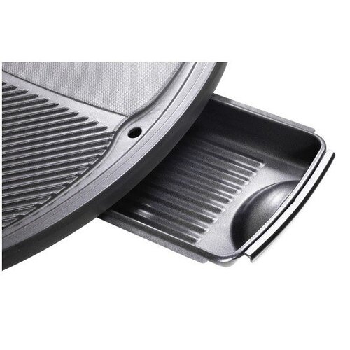 Bartscher Grill Barbecue sur Pieds | 2kW | Rainurée/Lisse | 540x595x1080(h)mm