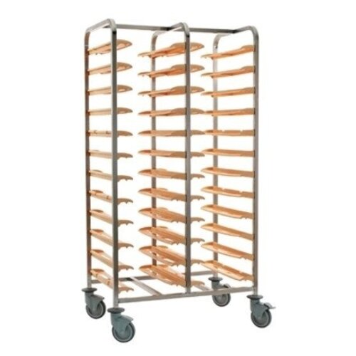 Bourgeat Chariot Cafétaria | pour 24 Plateaux | 930x640x1690(h)mm | Délais 3 Semaines