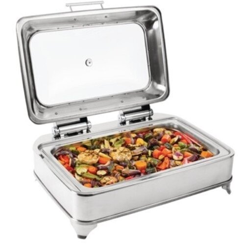 CHRselect Chafing Dish Electrique | Couvercle en Verre | 8 Litres | 400x700x520(h)mm CHRselect Chafing Dish Electrique | Couvercle en Verre | 8 Litres | 400x700x520(h)mm