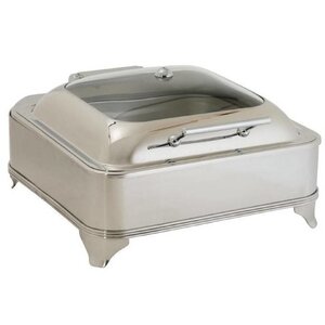 CHRselect Chafing Dish Electrique | Couvercle en Verre | 6 Litres | 410x410x240(h)mm CHRselect Chafing Dish Electrique | Couvercle en Verre | 6 Litres | 410x410x240(h)mm