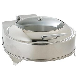 CHRselect Chafing Dish Electrique | Couvercle en Verre | 6 Litres | Modèle Rond 240(h)mm CHRselect Chafing Dish Electrique | Couvercle en Verre | 6 Litres | Modèle Rond 240(h)mm