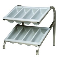 Porte-Ramasse Couverts | Inox | Doubles Etages