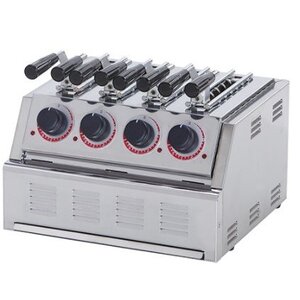 CHRselect Appareil Croque Monsieur | INOX | 4 Fentes | 1900W