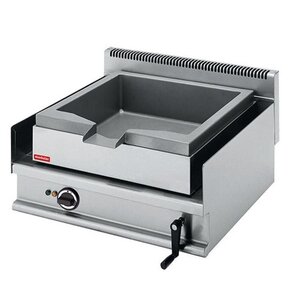 CHRselect Sauteuse Électrique | Cuve INOX Forte | Basculement Manuel | 400V/6,3kW