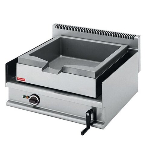 CHRselect Sauteuse Électrique | Cuve INOX Forte | Basculement Manuel | 400V/6,3kW