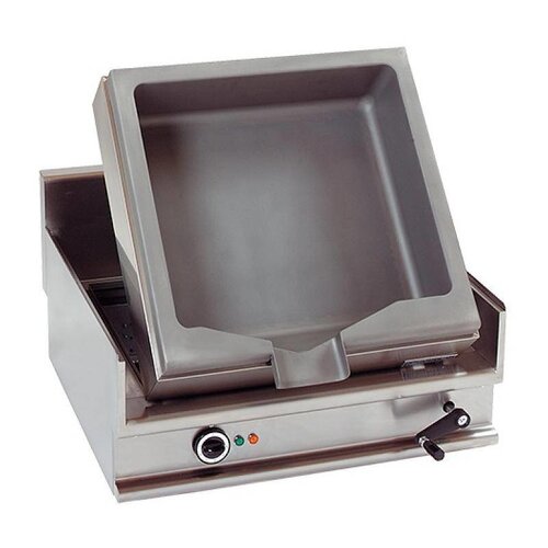 CHRselect Sauteuse Électrique | Cuve INOX Forte | Basculement Manuel | 400V/6,3kW