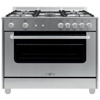 Fourneau 5 Feux | Modèle SILVER | Four Gaz | 230V | 900x600x850(h)mm