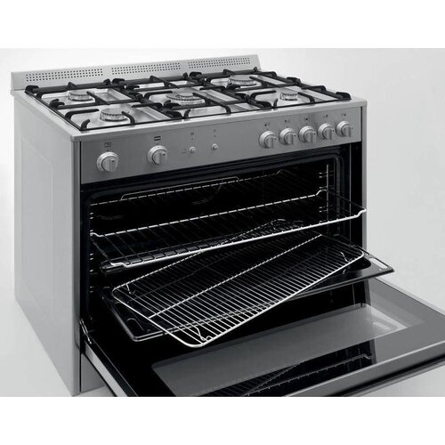 Saro Fourneau 5 Feux | Modèle SILVER | Four Gaz | 230V | 900x600x850(h)mm