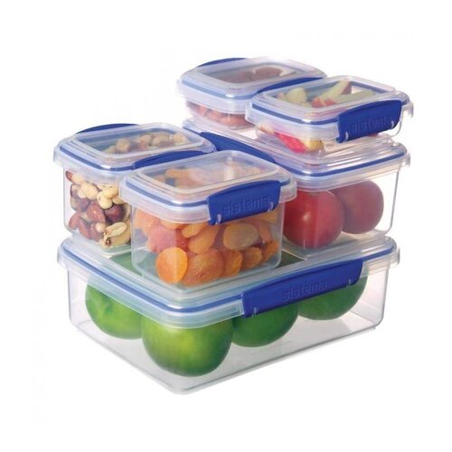 Klip-it Lot de 6 Boîtes Klip It | Boîtes Tailles Divers | PROMOTION XXL!