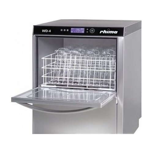 Rhima Lave-Vaisselle 50x50cm DIGITAL | Rhima WD-4 Plus | Double Paroi | Doseur de Rinçage + Lavage + Pompe de Vidange