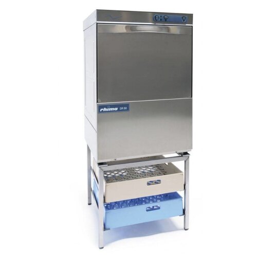 Rhima Lave-Vaisselle 50x50cm | Rhima DR50 | 230/400V | Simple Paroi | Doseur de Rinçage