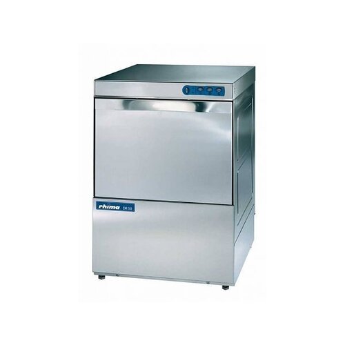 Rhima Lave-Vaisselle 50x50cm | Rhima DR50 | 230/400V | Simple Paroi | Doseur de Rinçage