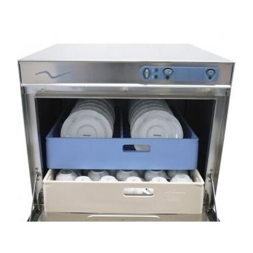 Rhima Lave-Vaisselle 50x50cm | Rhima DR50 | 230/400V | Simple Paroi | Doseur de Rinçage