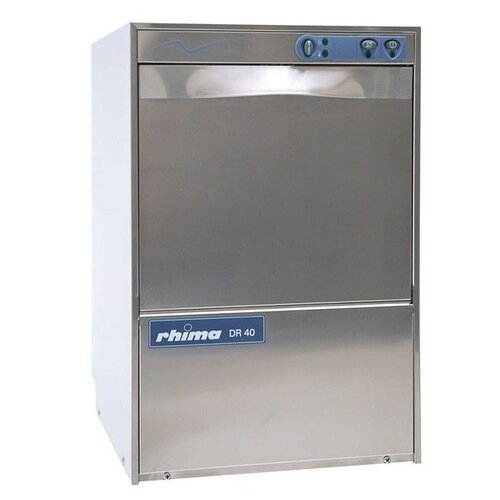 Rhima Lave-Verres 40x40cm | Rhima DR40S | 230V | Double Paroi | Doseur de Rinçage + Adoucisseur