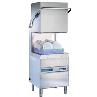 Lave Vaisselle à Capot 50x50cm | Rhima DR60i Plus | max. (H)410mm | Doseur de Rinçage + Breaktank + Pompe Surpresseur
