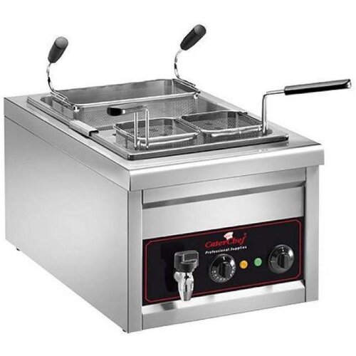 CaterChef Cuiseur à Pâtes | 25 Litres | 3 Paniers | 230V | Robinet de Vidange CaterChef Cuiseur à Pâtes | 25 Litres | 3 Paniers | 230V | Robinet de Vidange