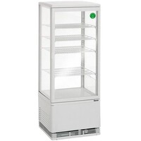 Mini Vitrine Réfrigérée | 98 Litres | 4 Grilles | 420x380x1100(h)mm