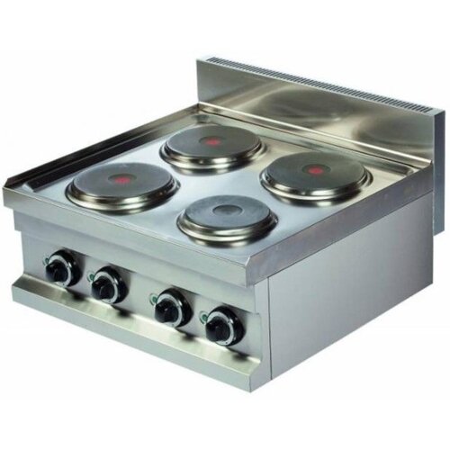 Combisteel Cuisinière Électrique | 4 Plaques | 4x2kW | 400V | 600x600x265(h)mm Combisteel Cuisinière Électrique | 4 Plaques | 4x2kW | 400V | 600x600x265(h)mm