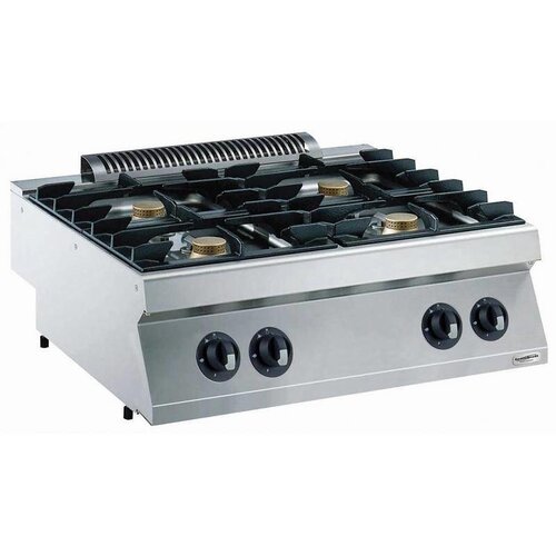 Combisteel Cuisinière à Poser | 4 Feux | 4x 5,5kW | 800x700x250(h)mm Combisteel Cuisinière à Poser | 4 Feux | 4x 5,5kW | 800x700x250(h)mm