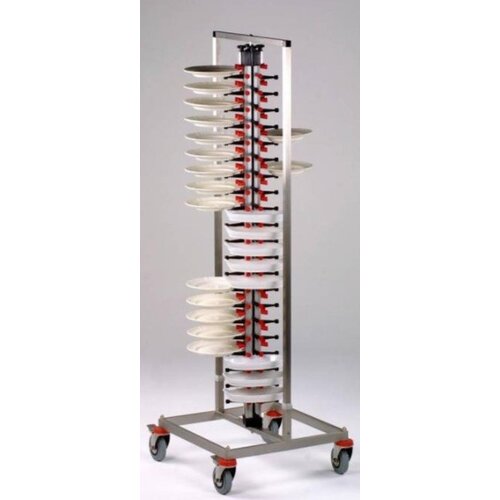 Combisteel Chariot Porte-Assiettes | 84 Assiettes | 600x600x1860(h)mm