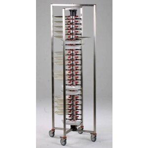 Combisteel Chariot Porte-Assiettes Pliable | 48 Assiettes | 480x480x1270(h)mm