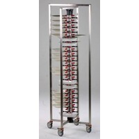 Chariot Porte-Assiettes Pliable | 84 Assiettes | 480x480x1890(h)mm
