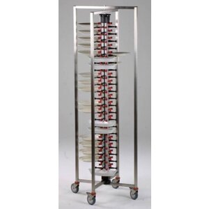 Combisteel Chariot Porte-Assiettes Pliable | 84 Assiettes | 480x480x1890(h)mm