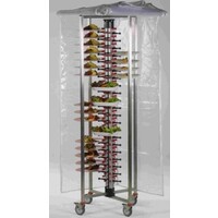 Housse pour Chariot Porte-Assiettes Pliable | 48 Assiettes