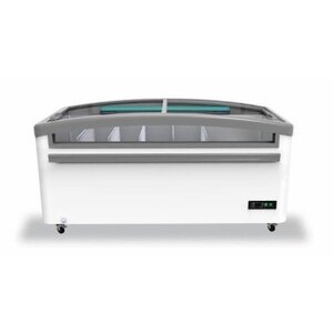 Combisteel Congélateur Coffre Supermarché |Vitré | Apart ou Attaché | 1820x900x835(h)mm