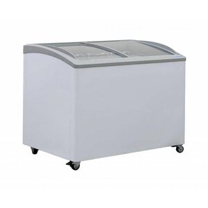 Combisteel Congélateur à Glace | Couvercle en Verre Coulissant | 1239x694x850(h)mm