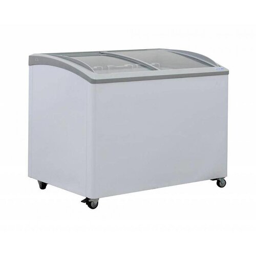 Combisteel Congélateur à Glace | Couvercle en Verre Coulissant | 1239x694x850(h)mm