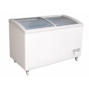 Combisteel Congélateur à Glace | Couvercle en Verre Coulissant | 328 Litres | 1199x665x865(h)mm